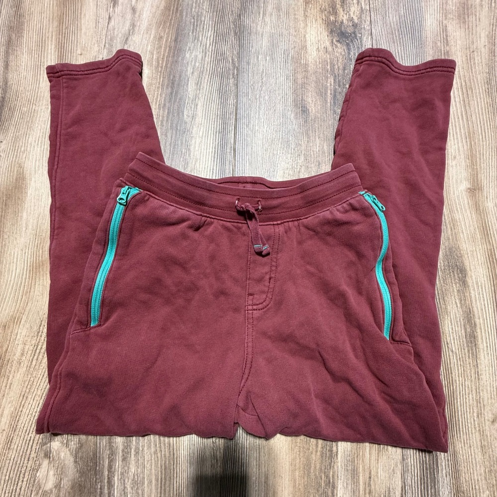 Streetwear Tea Collection Joggers Burgundy Teal Zipper Playwear Kids 10